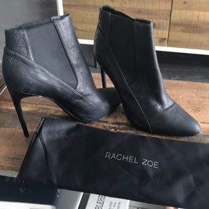 Beautiful Black Rachel Zoe booties! Size 9.